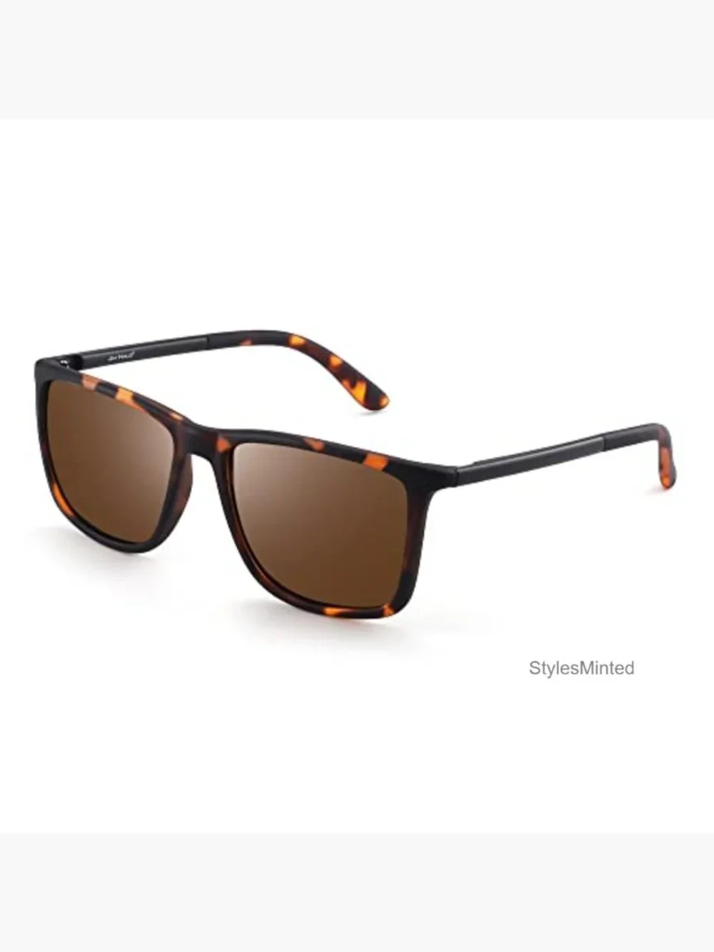 Retro Square Polarized Driving Sunglasses UV Protection Classic Men